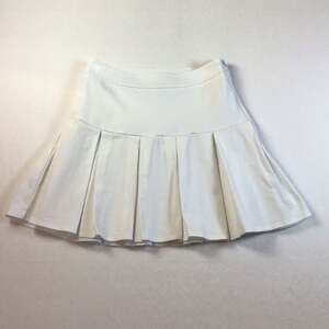 Limonata White Pleated Mini Tennis Skirt medium preppy princess
